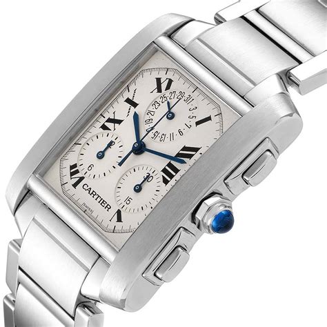 cartier tank francaise chronoflex|cartier tank francaise chronograph.